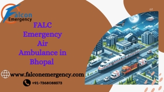 For continuous care while travelling use the air emergency air ambulance in Bhopal