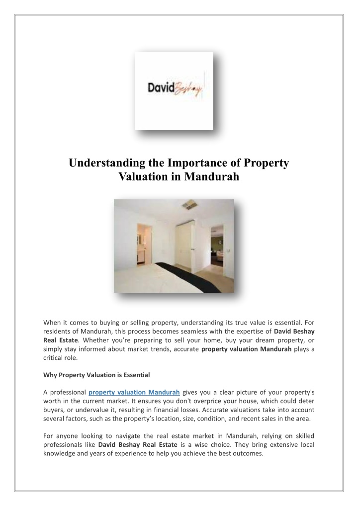 understanding the importance of property