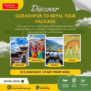 Gorakhpur to Nepal Tour Package