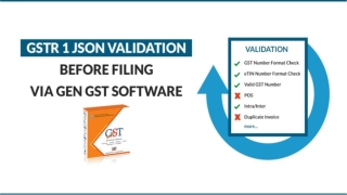 Common GSTR-1 JSON File Validation Issues & Causes Using Gen GST Software