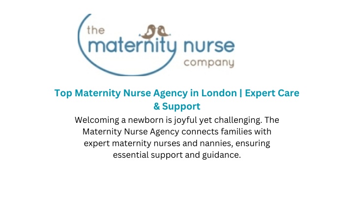 top maternity nurse agency in london expert care