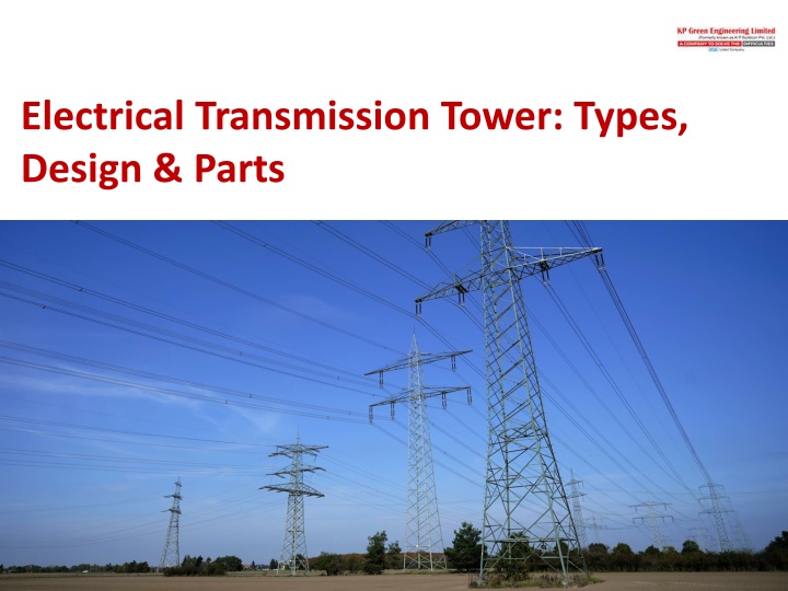 electrical transmission tower types design parts