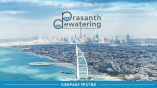 Prasanth Dewatering LLC | Dubai’s Best Dewatering Solutions