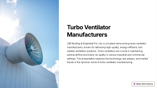 Turbo-Ventilator-Manufacturers