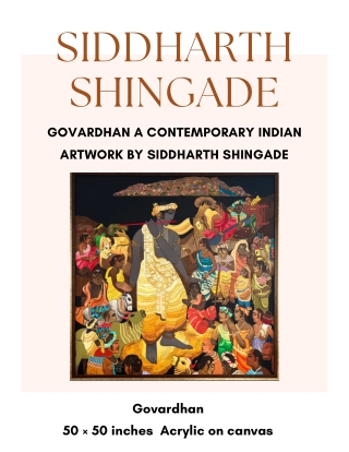 SIDDHARTH SHINGADE'S Contemporary Indian Art