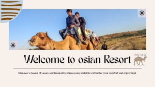 Desert resorts near jodhpur |  Desert Safari Camp in Osian