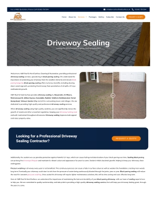 Driveway Cleaning Services in Radlett – Restore Your Driveway with A & R Cleanin