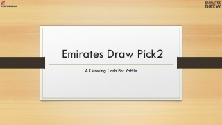 emirates draw pick2