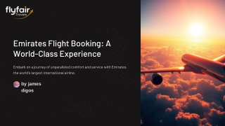 Emirates Airlines Flight Tickets