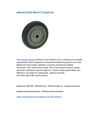 Allpoints 281307 Wheel 4_ _ PartsFe UK