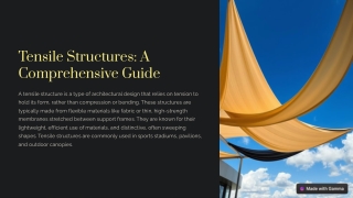 tensile structures a comprehensive guide