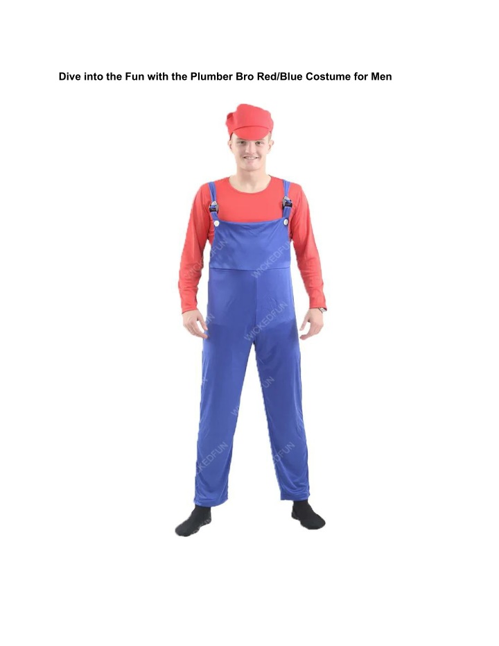 dive into the fun with the plumber bro red blue