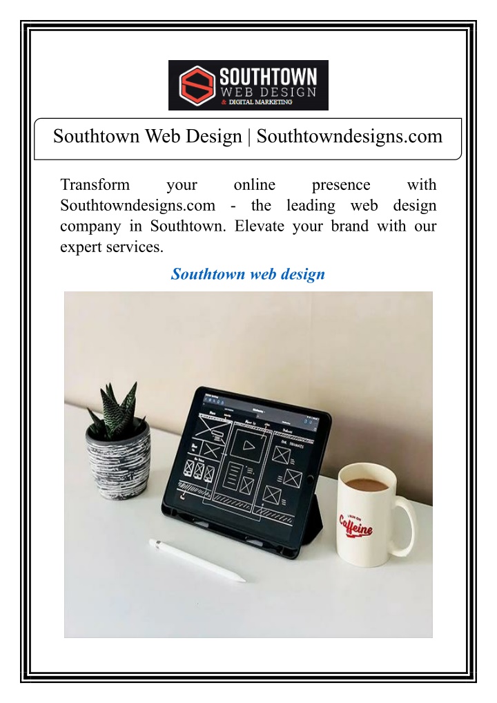 southtown web design southtowndesigns com