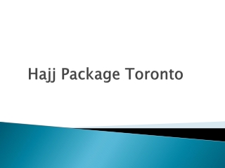 umrah packages from toronto