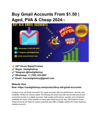 Buy Gmail Accounts From $1.50 _ Aged, PVA & Cheap 2024_- (1)