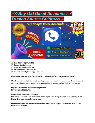 ___Buy Old Gmail Accounts_-_A Trusted Source Guide___ –