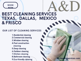 Cleaning Services in Texas, Dallas, Mexico & Frisco