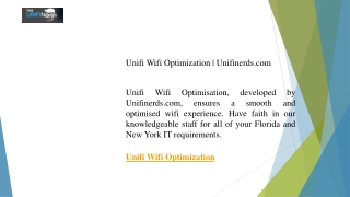 unifi wifi optimization unifinerds com