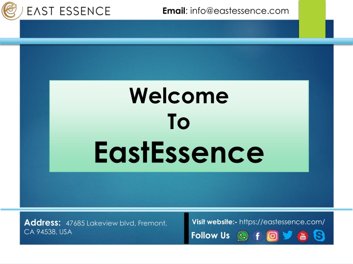 email info@eastessence com