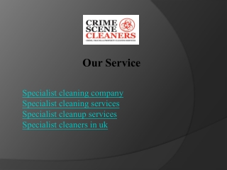 our service