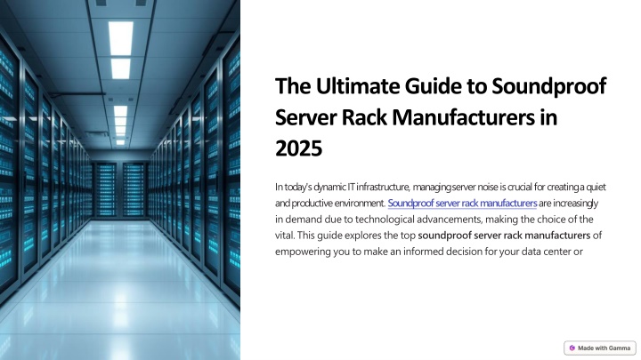 the ultimate guide to soundproof server rack