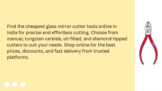 Cheapest glass mirror cutter tools online in india