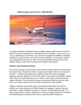 jetblue airways las terminal 1 888 839 0502