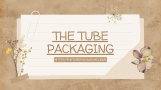 the tube packaging https thetubepackaging com