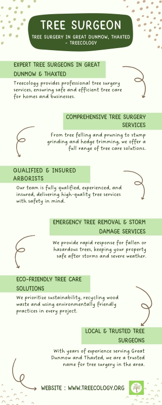 Tree Surgeon, Tree surgery in Great Dunmow, Thaxted – Treecology