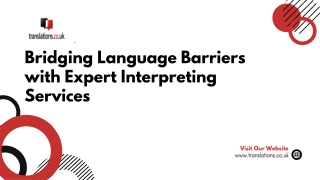 Bridging Language Barriers with Expert Interpreting Services