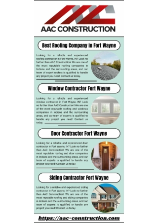 Best Roofing Company in Fort Wayne