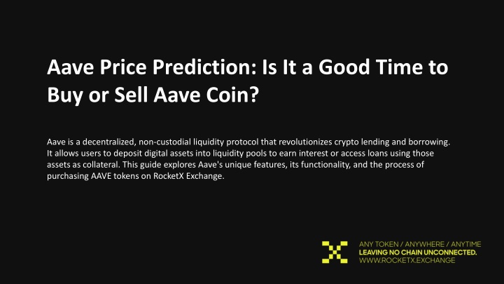 aave price prediction is it a good time