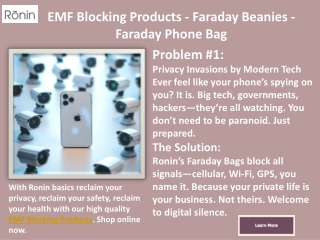 emf blocking products faraday beanies faraday