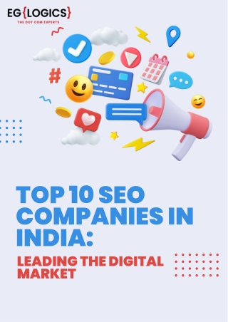 Top 10 SEO Companies in India- Leading the Digital Market