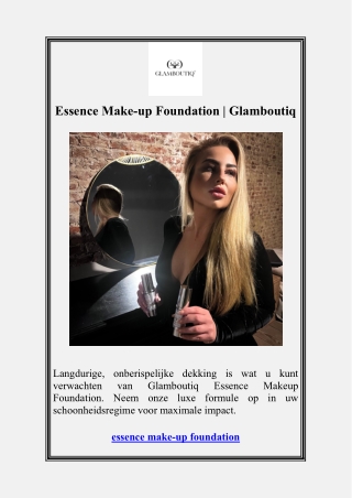 essence make up foundation glamboutiq
