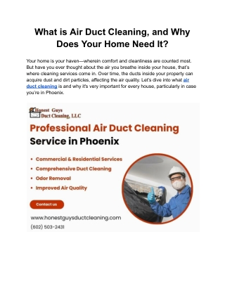 Boost Your HVAC Efficiency and Air Quality with Professional Duct Cleaning.