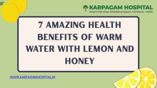 7 Amazing Health Benefits of Warm Water with Lemon and Honey
