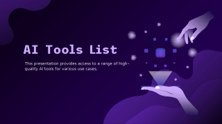 List of the Best AI Tools