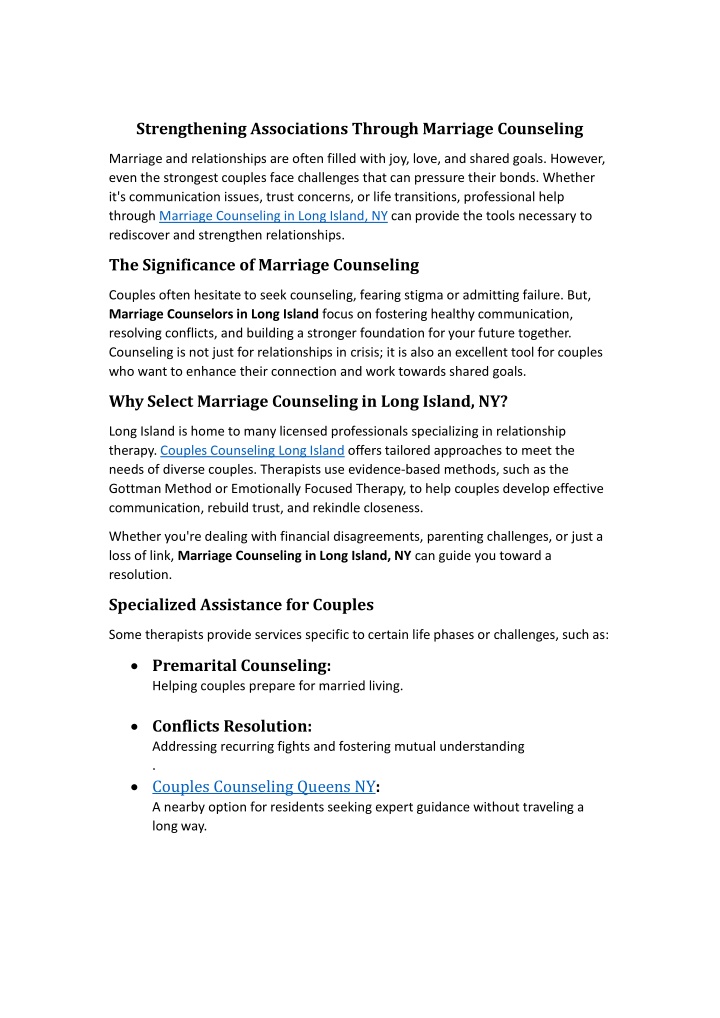 strengthening associations through marriage