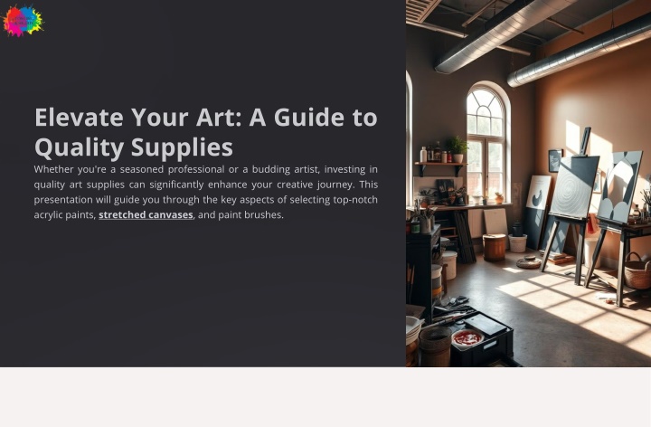 elevate your art a guide to quality supplies