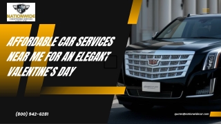 Affordable Car Services Near Me for an Elegant Valentines Day