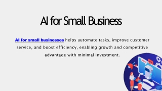 AI for small business