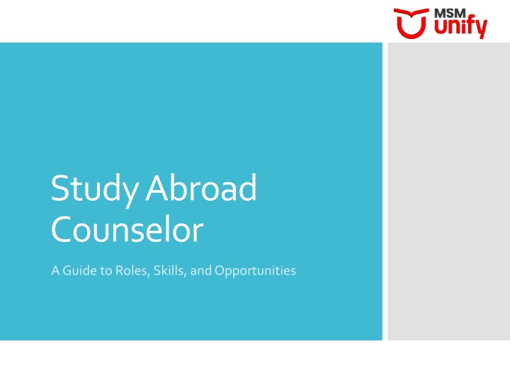 study abroad counselor