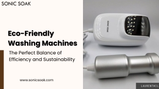 Eco-Friendly Washing Machines the Perfect Balance of Efficiency and Sustainability