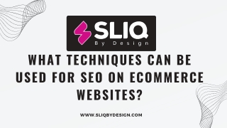 What Techniques Can Be Used for SEO on Ecommerce Websites?