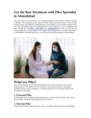 Piles Specialist in Ahmedabad