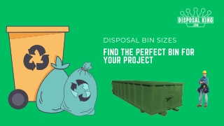 disposal bin sizes