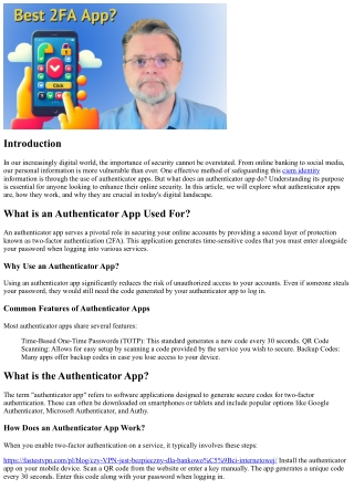 What Does an Authenticator App Do? Understanding Its Purpose
