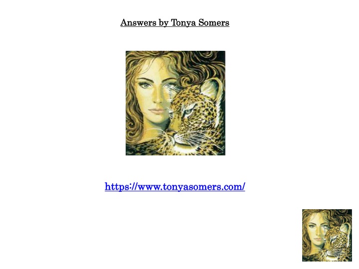 answers by tonya somers