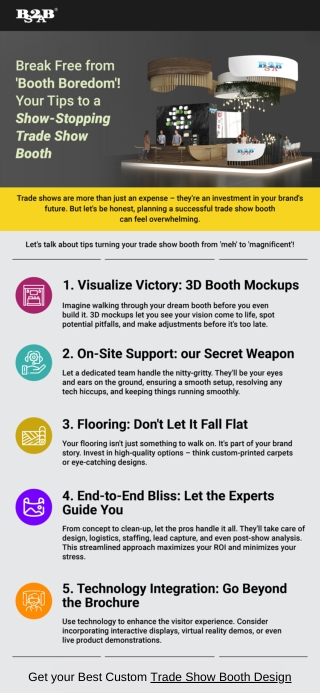get your best custom trade show booth design